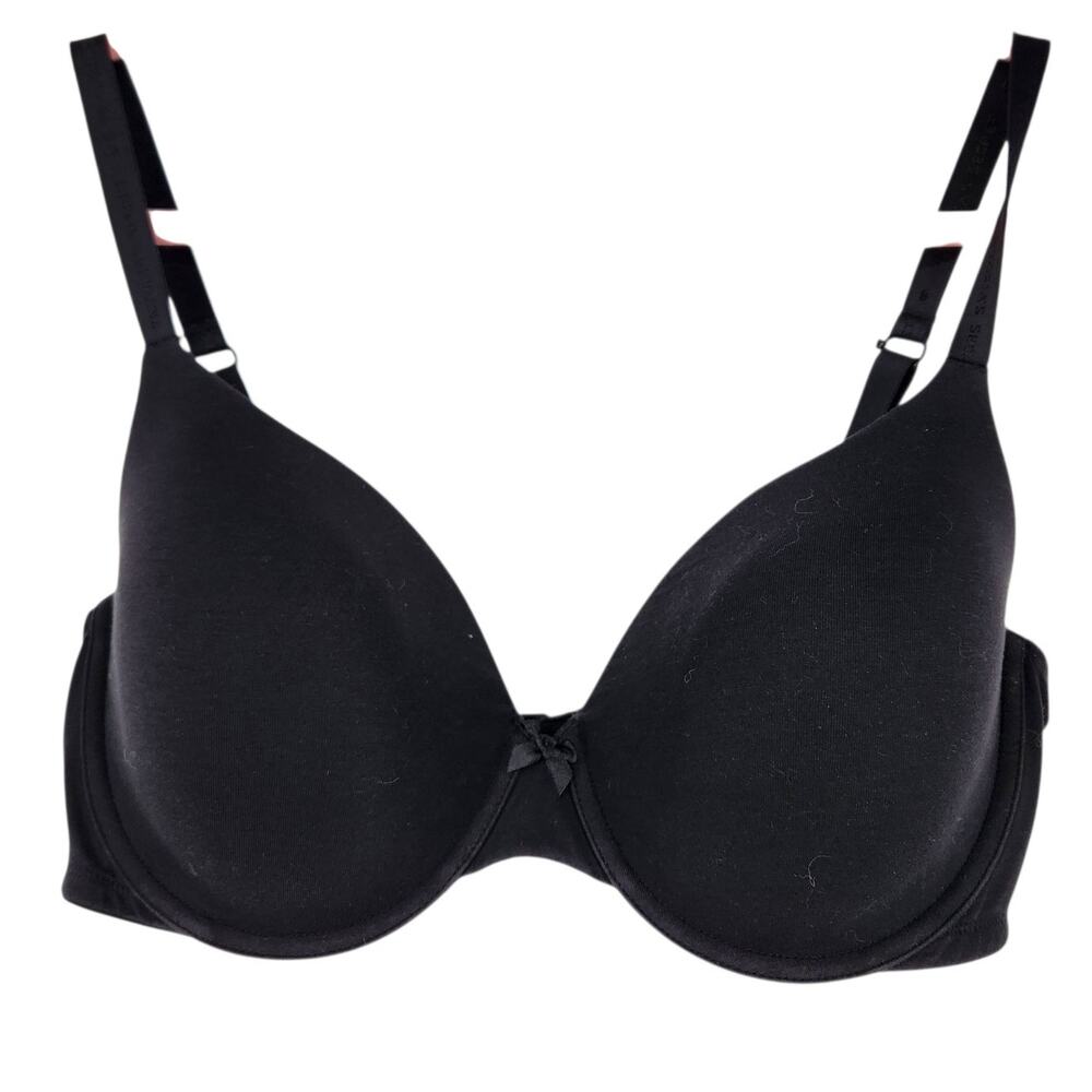 Victoria’s Secret Lined Perfect Coverage Padded Bra – Black Size 38D